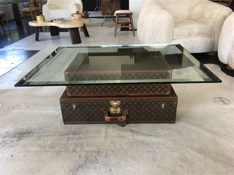 louis vuitton cake plates|Louis Vuitton trunk coffee table.